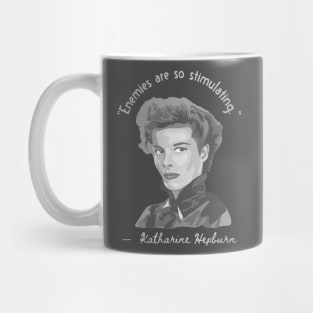 Katherine Hepburn Portrait and Quote Mug